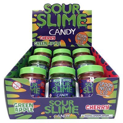 Sour slime candy