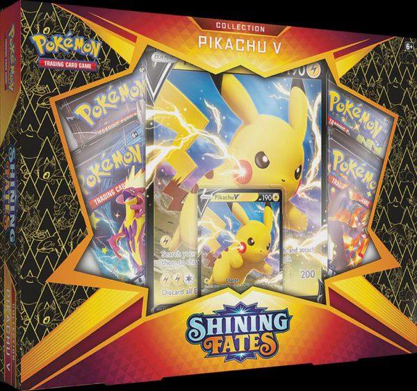 Pokemon Shining Fates Pikachu V Box