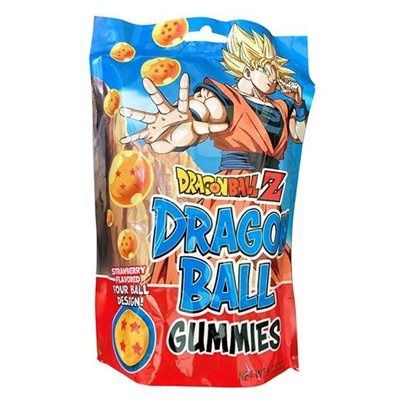 Dragonball Z 8oz Strawberry Gummies Candy