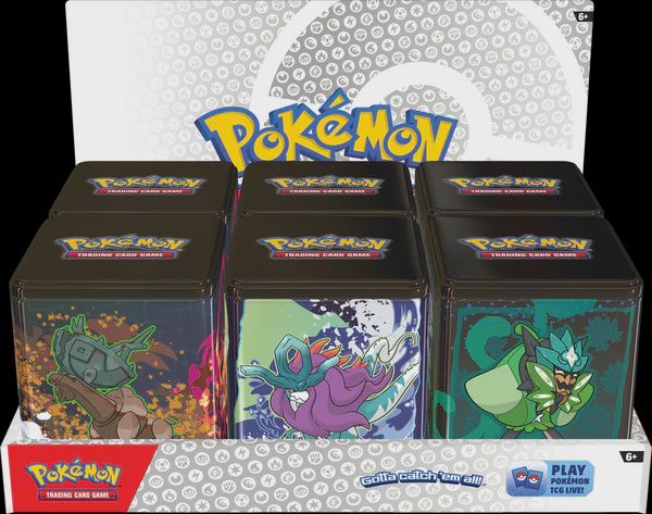 Pokemon 2025 Q1 Stacking Tins