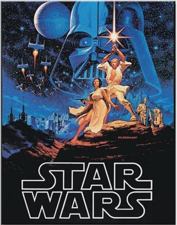 Star Wars Movie Poster metal sign