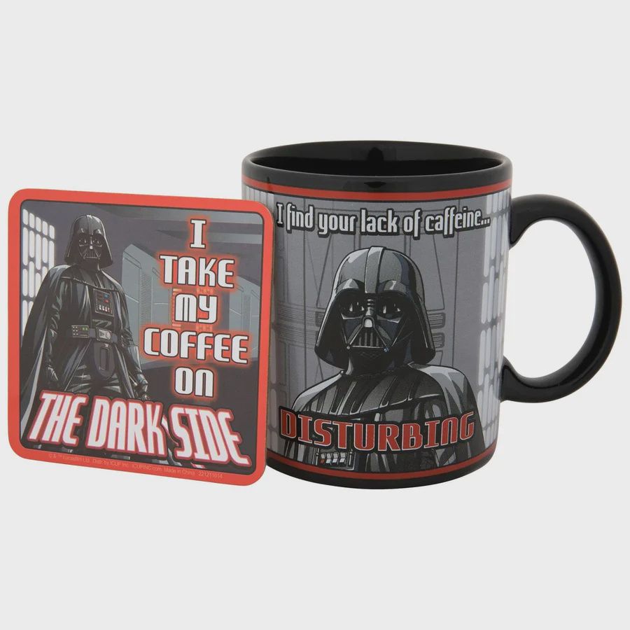 Mug 20oz &amp; Coaster Vader