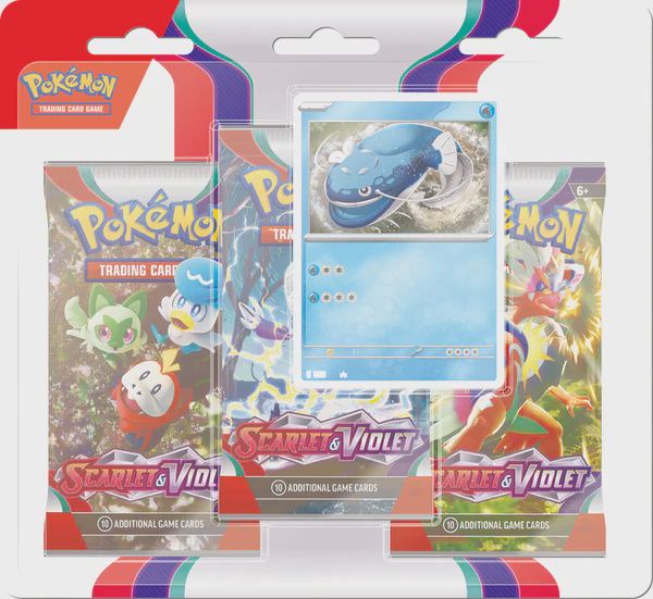 Pokemon SV1 Scarlet and Violet 3-Pack Blister