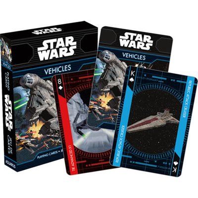 Star Wars VEHICLES Playing Cards
