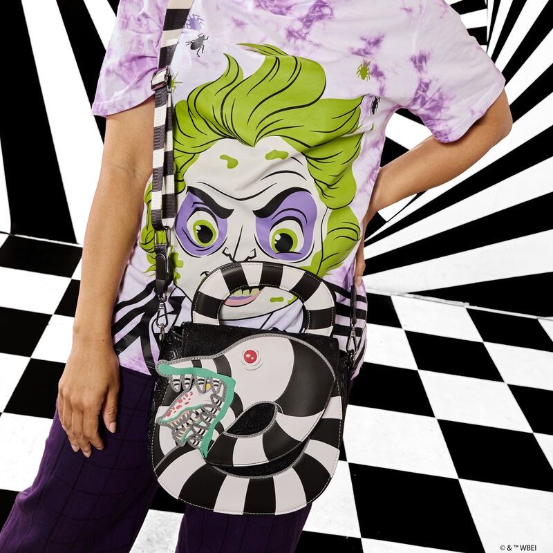 Loungefly Beetlejuice Sandworm Crossbody Bag