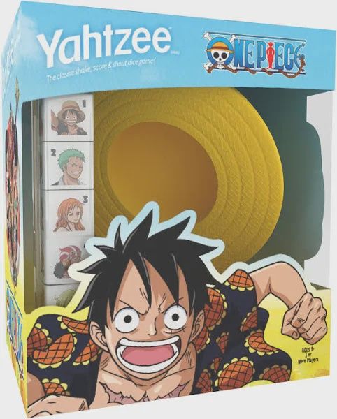 YAHTZEE ONE PIECE LUFFY STRAW HAT