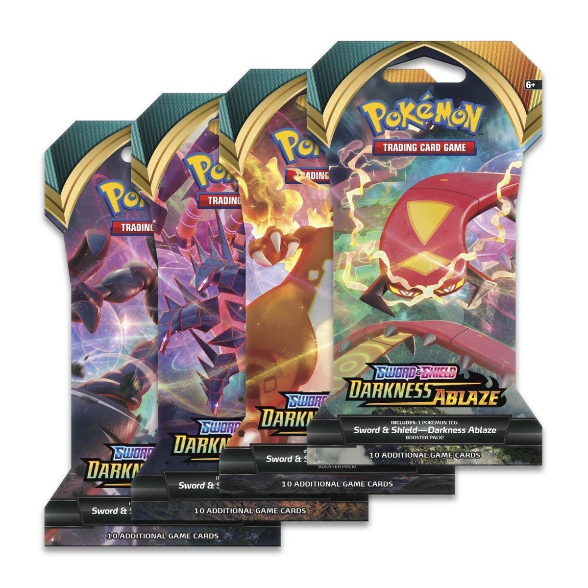 Pokémon SWSH03 Darkness Ablaze Sleeved Booster Pack