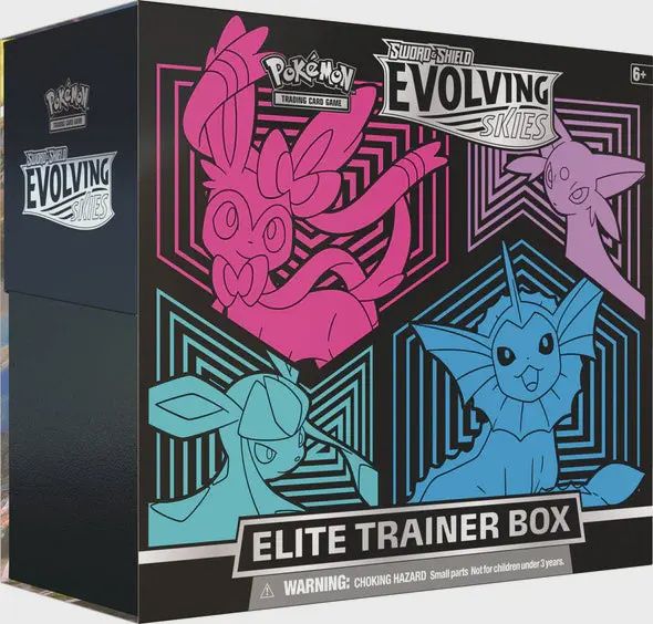 Pokémon SWSH07 Evolving Skies Elite Trainer Box