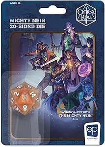 DIE 20-SIDED CRITICAL ROLE OVERSIZED D20