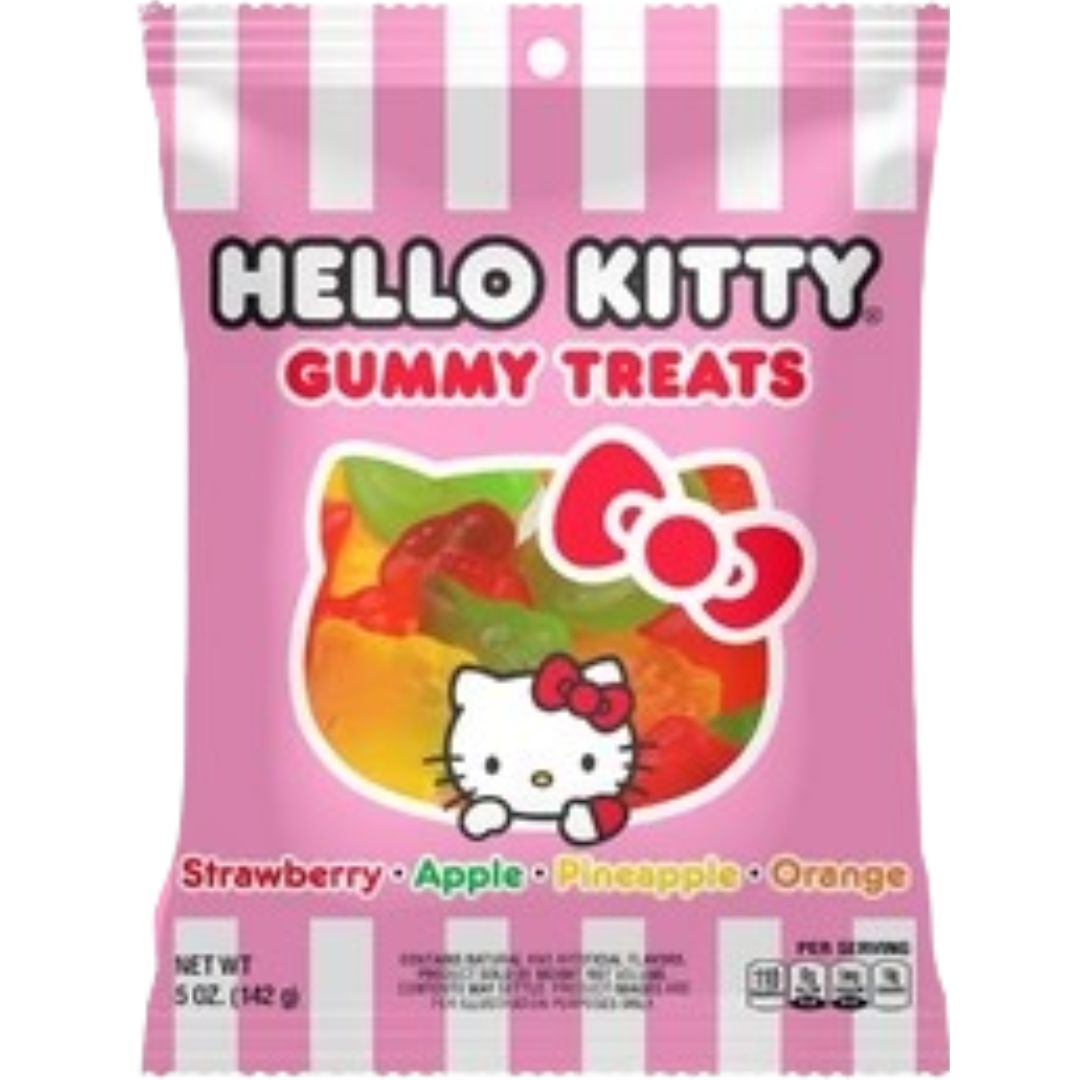 Taste Of Nature Hello Kitty Fruit Gummi Treats Peg Bag