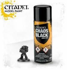 CITADEL CHAOS BLACK SPRAY PAINT