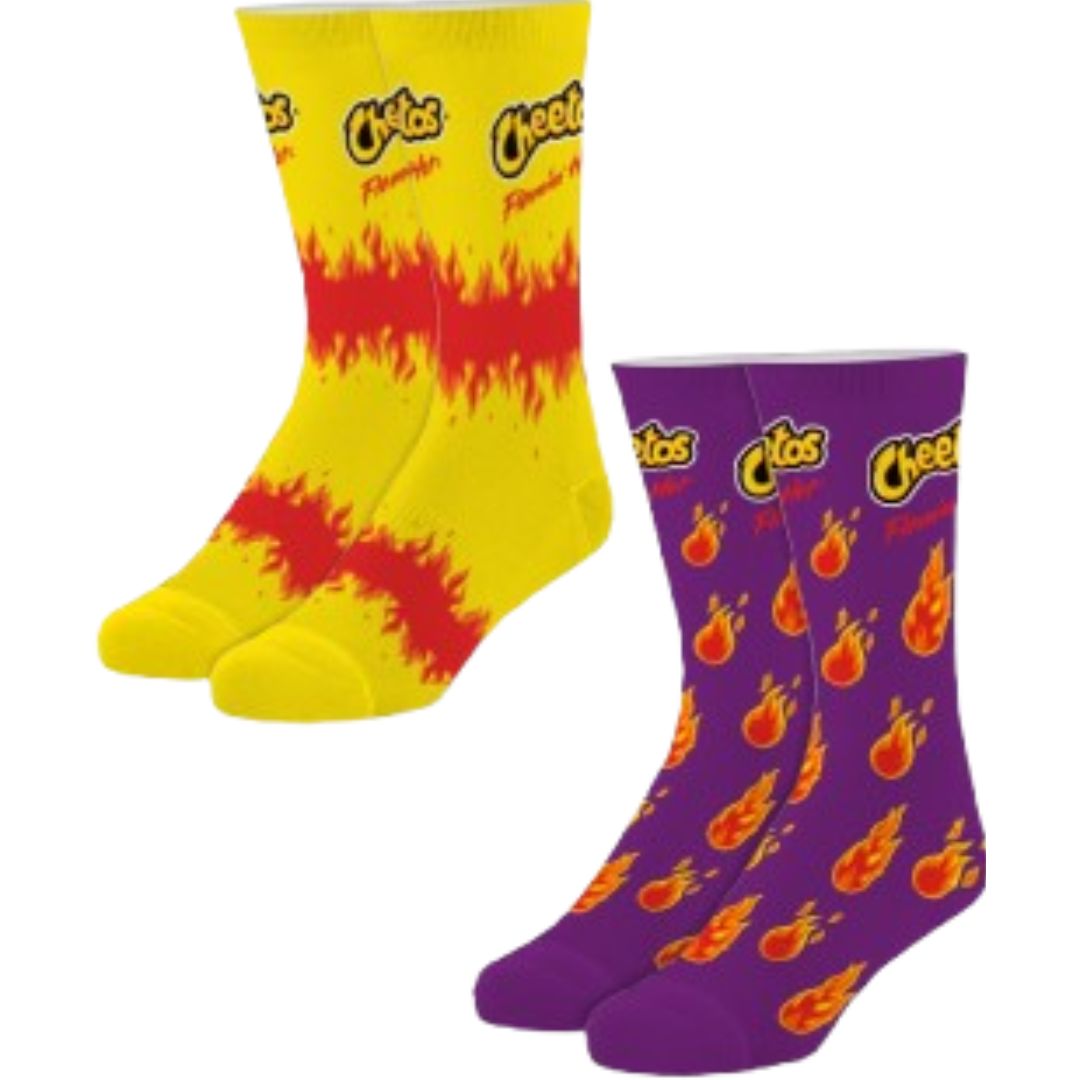 Cheetos Flamin Hot Socks Two Pack