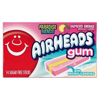 Airheads Gum Paradise Blend Raspberry Lemonade