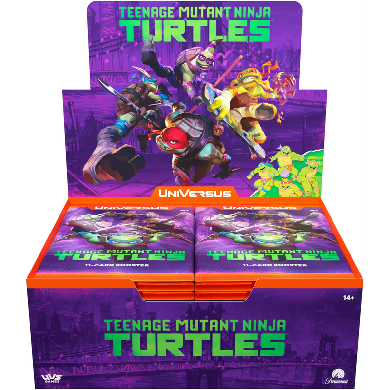 TEENAGE MUTANT NINJA TURTLES BOOSTER DISPLAY