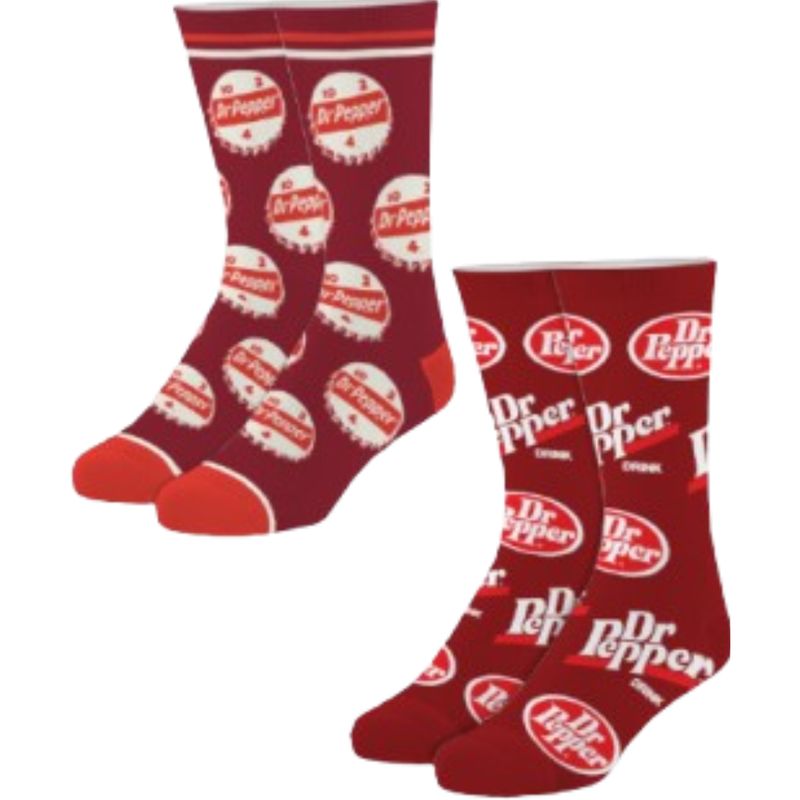 Dr Pepper Retro Socks Two Pack