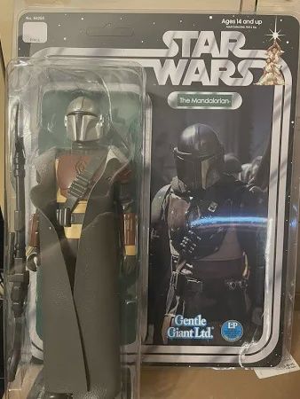 STAR WARS JUMBO MANDALORIAN BESKAR 12&quot; FIGURE