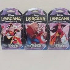 SLEEVED DISNEY LORCANA SET 2 RISE OF THE FLOODBORN PACK