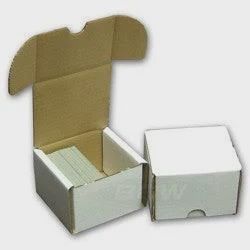 CARDBOARD CARD BOX