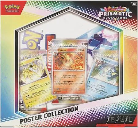 Pokémon SV8.5 Prismatic Evolutions Poster Collection
