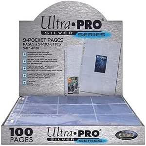 Ultra Pro Page 9 Pockets 10 Pack Refill