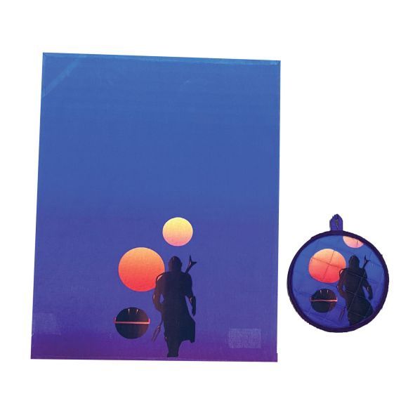 Star Wars Din Djarin &amp; Grogu Dish Towel and Pot Holder Set