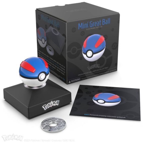 The Wand Company - Pokémon Die-Cast Mini Great Ball Replica