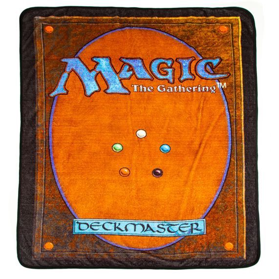 MAGIC THE GATHERING - Digital Print Throw Mtg Card Back