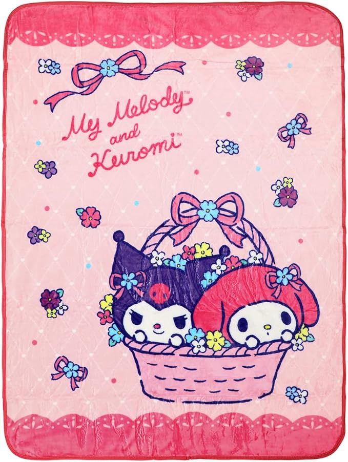 My Melody Anime - Basket Digital Print Throw