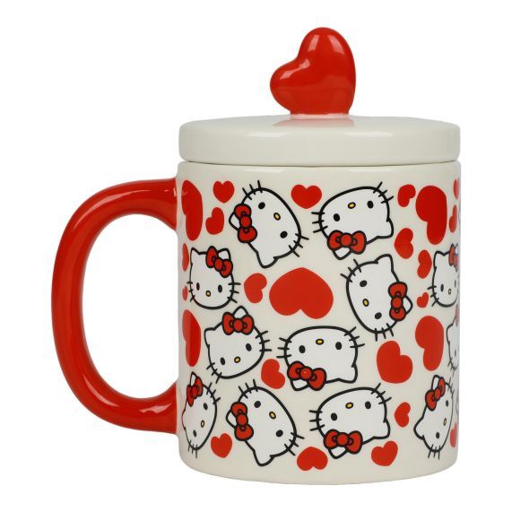 Hello Kitty - AOP Hearts 16oz Mug