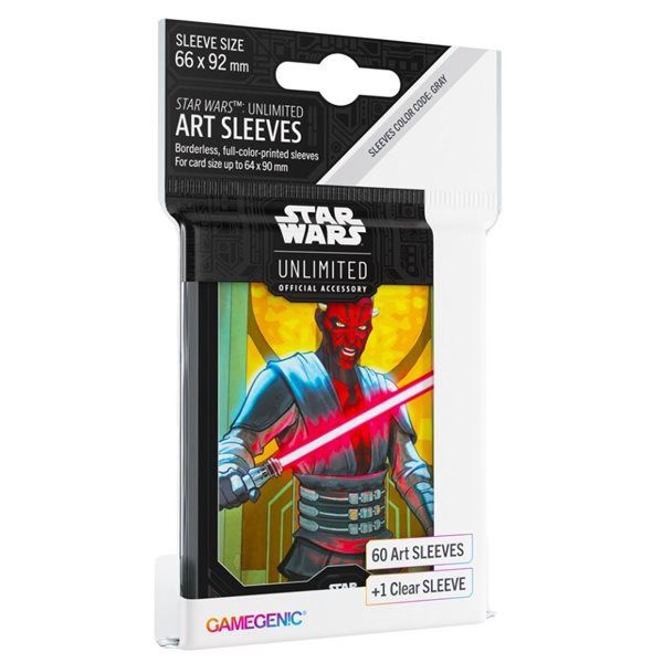 Starwars Unlimited Sleeves Art Sleeves 64ML, Character: Darth Maul