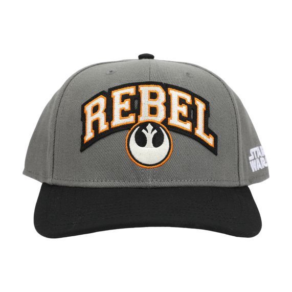 Star Wars Rebel Logo Black Brim Snapback Hat