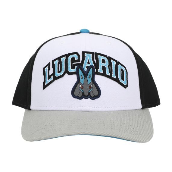 Pokémon Lucario 448 Grey Brim Snapback Hat