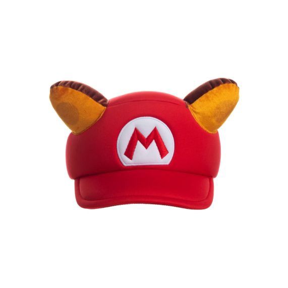 Nintendo Super Mario Tanooki Mario Raccoon Hat Cap