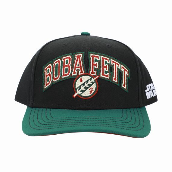 Star Wars Boba Fett Green Brim Snapback Hat