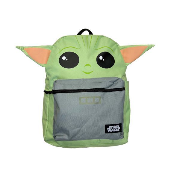 Star Wars: The Mandalorian Baby Yoda 16&quot; Backpack With Ears