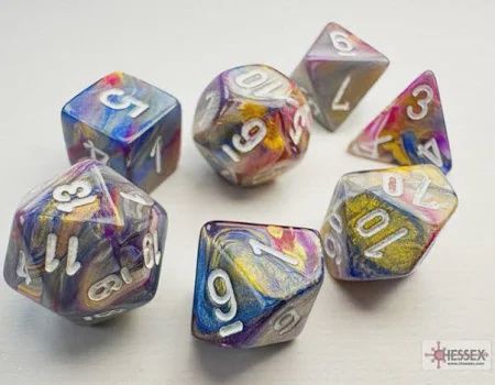 Chessex Assorted 7-Piece Mini Dice Set