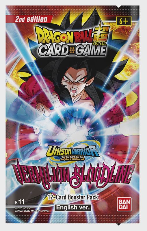 DBS 11 UNISON WARRIORS 2 VERMILION BST 2ND EDITION SINGLE PACK