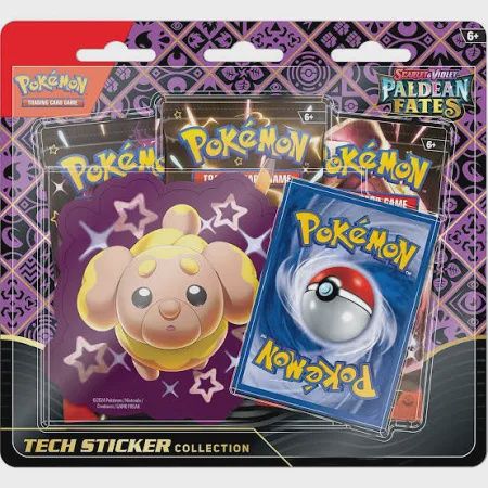 POKEMON SV4.5 PALDEAN FATES TECH STICKER COLLECTION
