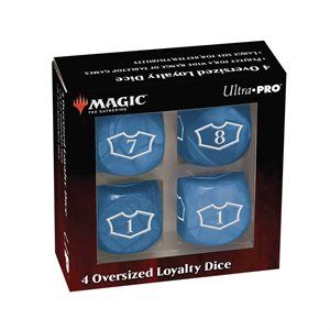 Dice: 4x D6: Magic: The Gatehring: Oversized Loyalty Dice