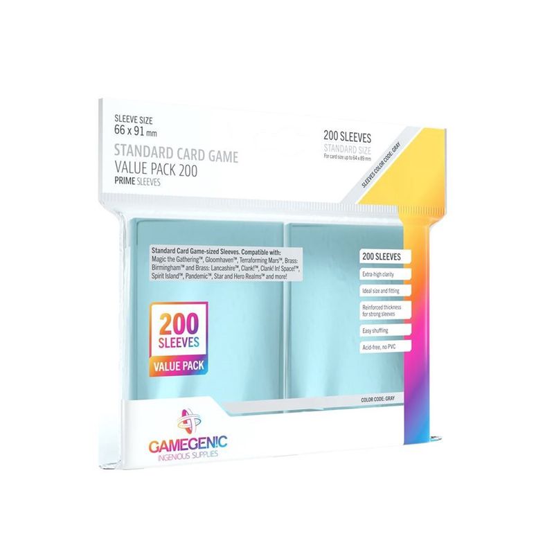 Sleeves: Gamegenic: Value Pack Standard Sleeves (200)