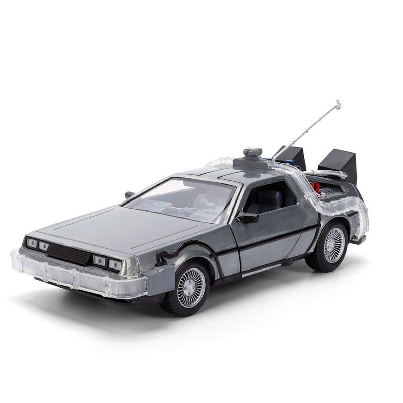 1:24 HWR DC Back To The Future Time Machine Silver