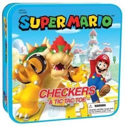 CHECKERS/TTT COMBO SUPER MARIO VS BOWSER (TIN)