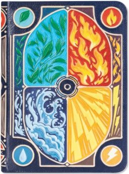 TCG FAUX-LEATHER ELEMENTAL TRADING CARD BINDER