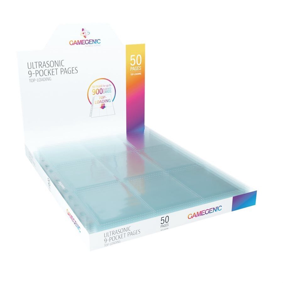Pages: Ultrasonic Toploading 9-pkt Display - Clear (50)