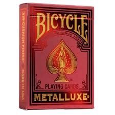 Bicycle- Metalluxe Holiday Red