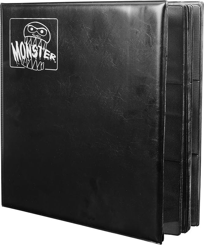 12 POCKET ZODIAC MONSTER MATTE BINDER BLACK