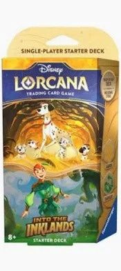 DISNEY LORCANA SET 3 INTO THE INKLANDS STARTER DECK DISPLAY