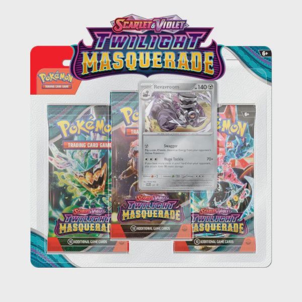 Pokémon SV6 Twilight Masquerade 3 Pack Blister (Random Promo)