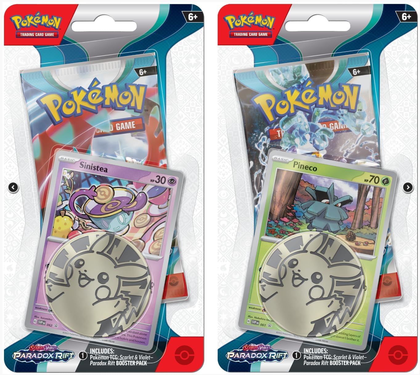 Pokémon SV4 Paradox Rift Checklane Blister