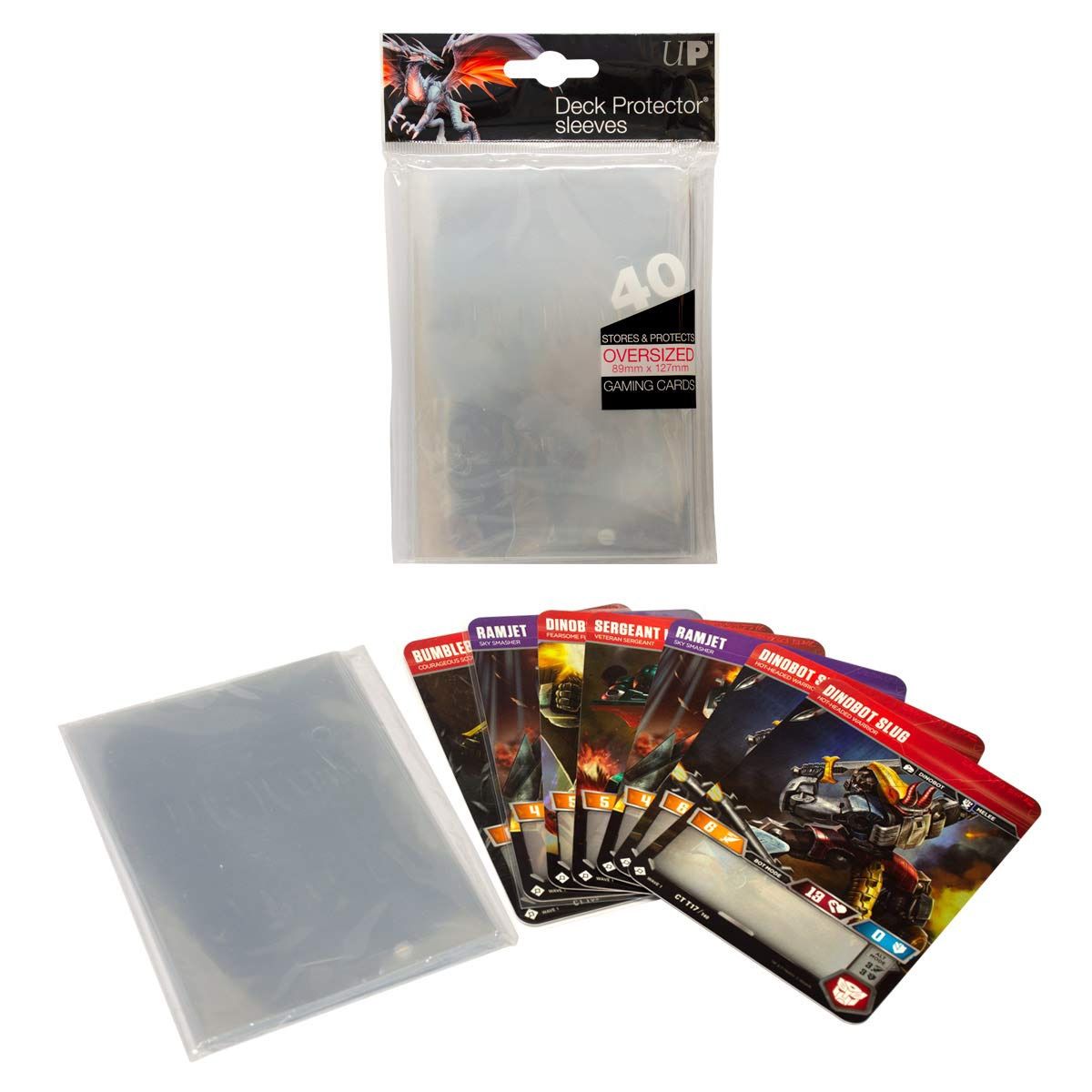 UP-D-Pro Oversized Clear Top Loading 40ct Sleeves